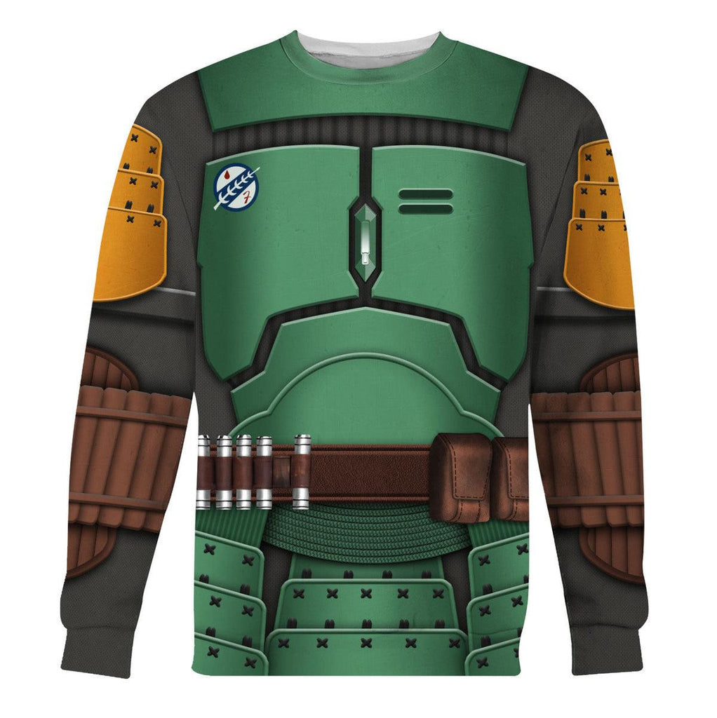 Gearhomie The Book of Boba Fett Samurai Costume Hoodie Sweatshirt T-Shirt Sweatpants - Gearhomie.com