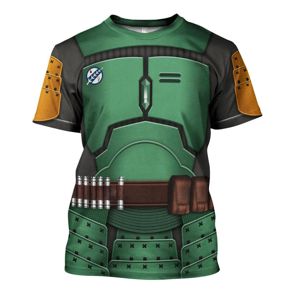 Gearhomie The Book of Boba Fett Samurai Costume Hoodie Sweatshirt T-Shirt Sweatpants - Gearhomie.com