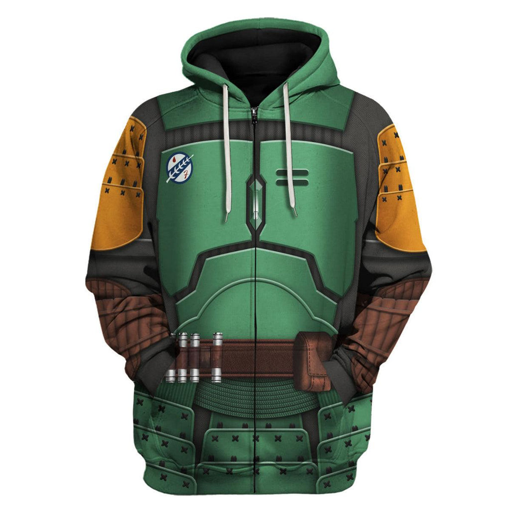 Gearhomie The Book of Boba Fett Samurai Costume Hoodie Sweatshirt T-Shirt Sweatpants - Gearhomie.com