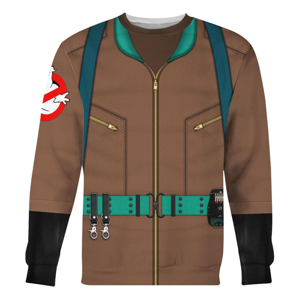 Gearhomie The Real Ghostbusters Brown Costume Hoodie Sweatshirt T-Shirt Sweatpants - Gearhomie.com