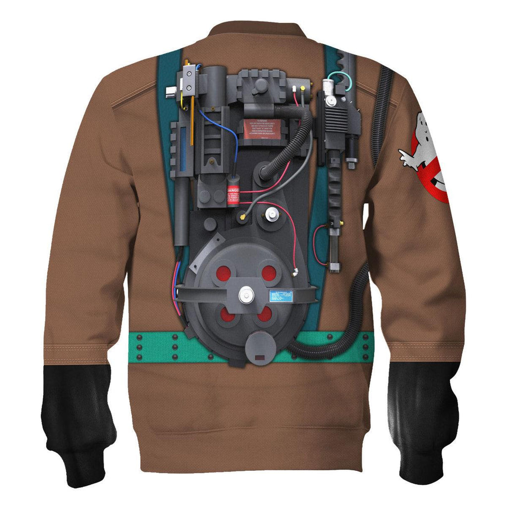 Gearhomie The Real Ghostbusters Brown Costume Hoodie Sweatshirt T-Shirt Sweatpants - Gearhomie.com