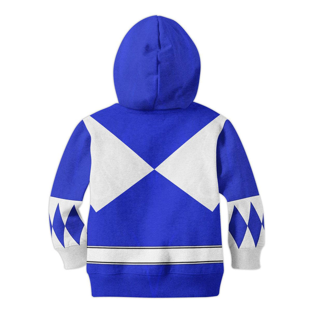 Gearhomie Unisex Kid Tops Blue Ranger Mighty Morphin Kid 3D Apparel - Gearhomie.com