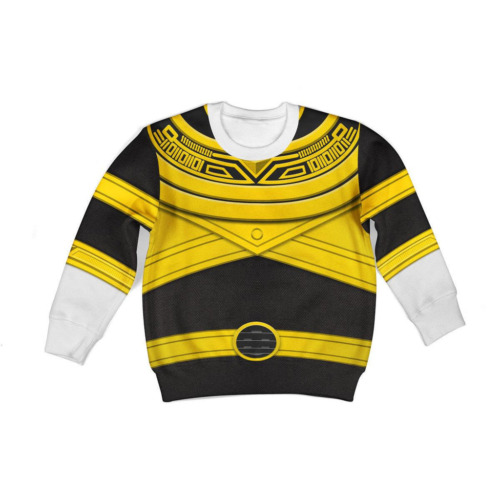 Gearhomie Unisex Kid Tops Gold Power Rangers Zeo Kid 3D Apparel - Gearhomie.com