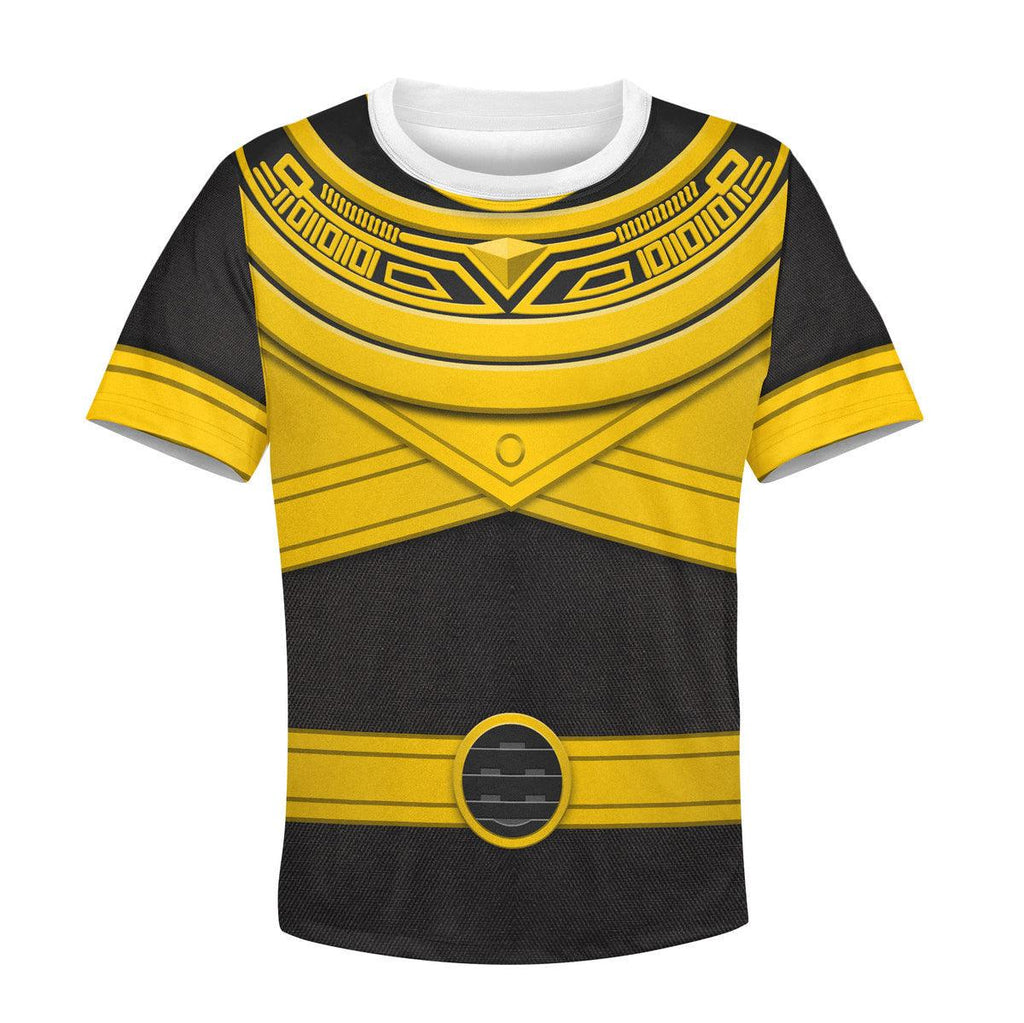 Gearhomie Unisex Kid Tops Gold Power Rangers Zeo Kid 3D Apparel - Gearhomie.com