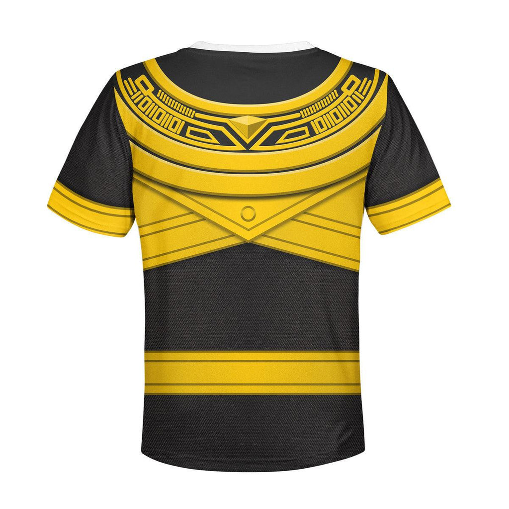 Gearhomie Unisex Kid Tops Gold Power Rangers Zeo Kid 3D Apparel - Gearhomie.com