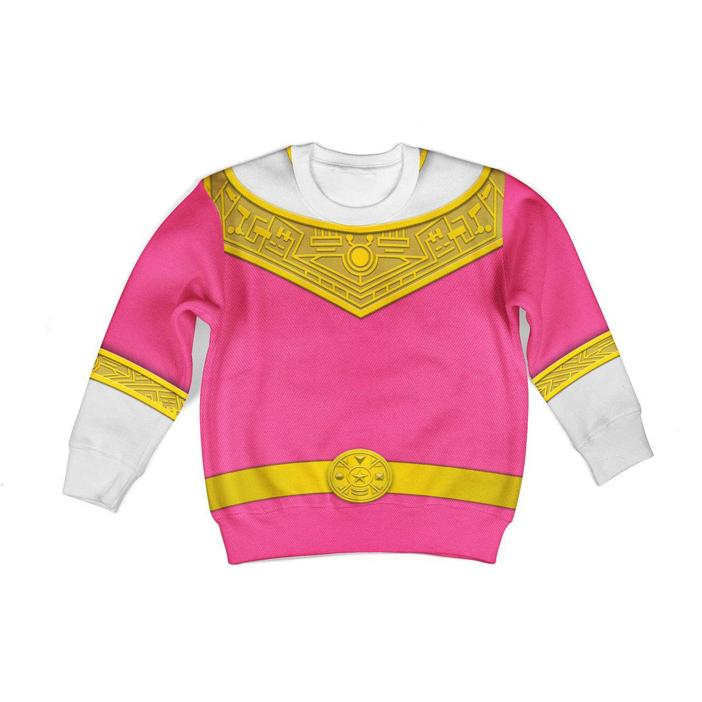 Gearhomie Unisex Kid Tops Pink Power Rangers Zeo Kid 3D Apparel - Gearhomie.com