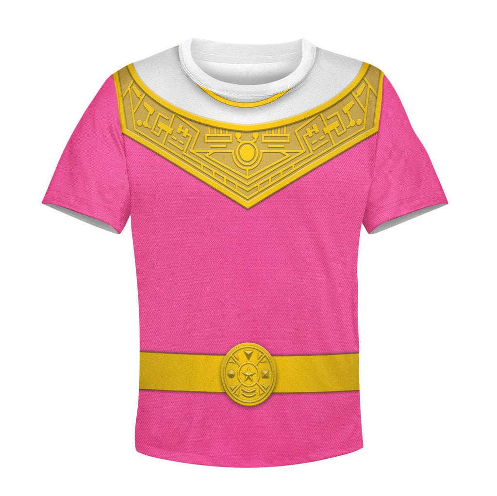 Gearhomie Unisex Kid Tops Pink Power Rangers Zeo Kid 3D Apparel - Gearhomie.com