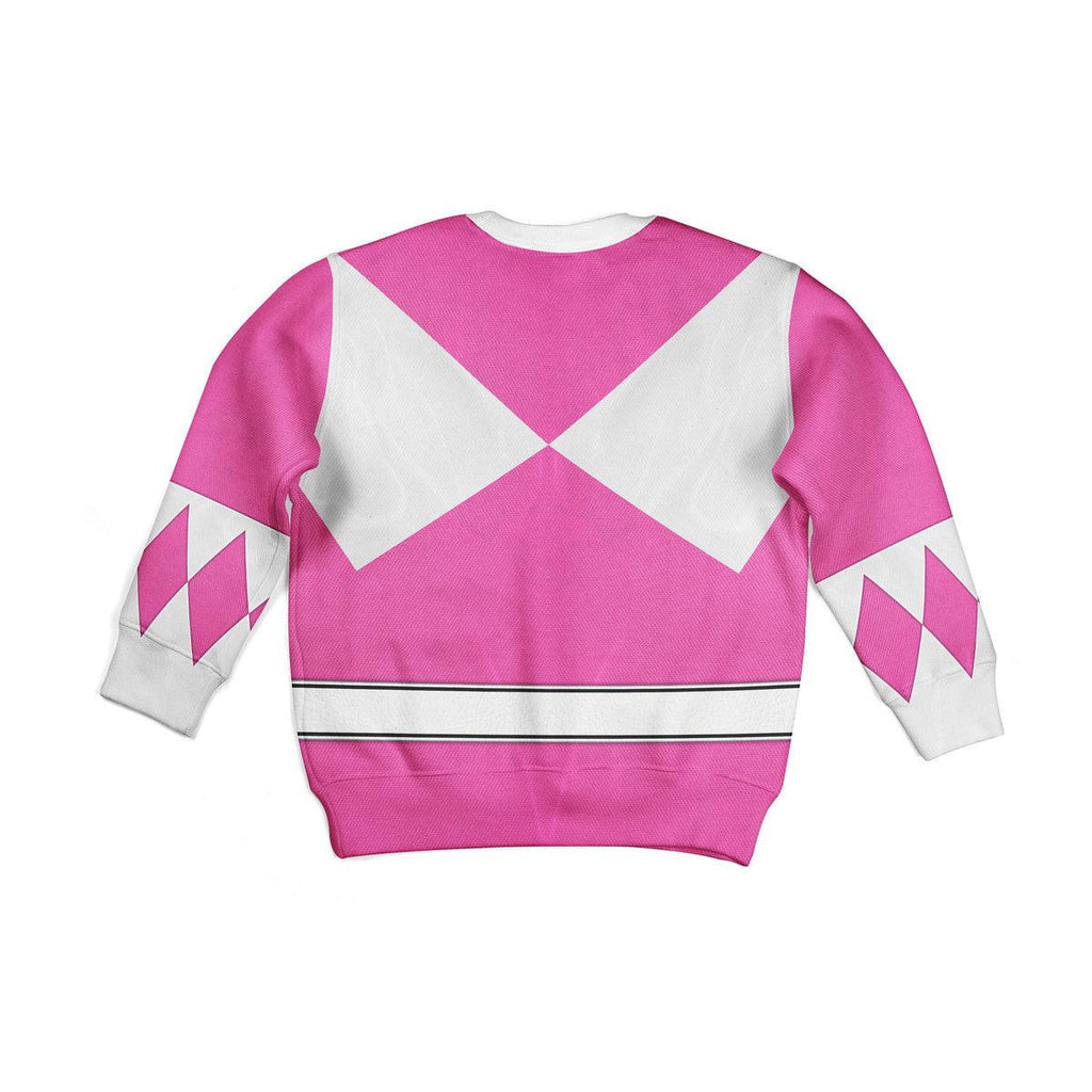 Gearhomie Unisex Kid Tops Pink Ranger Mighty Morphin Kid 3D Apparel - Gearhomie.com