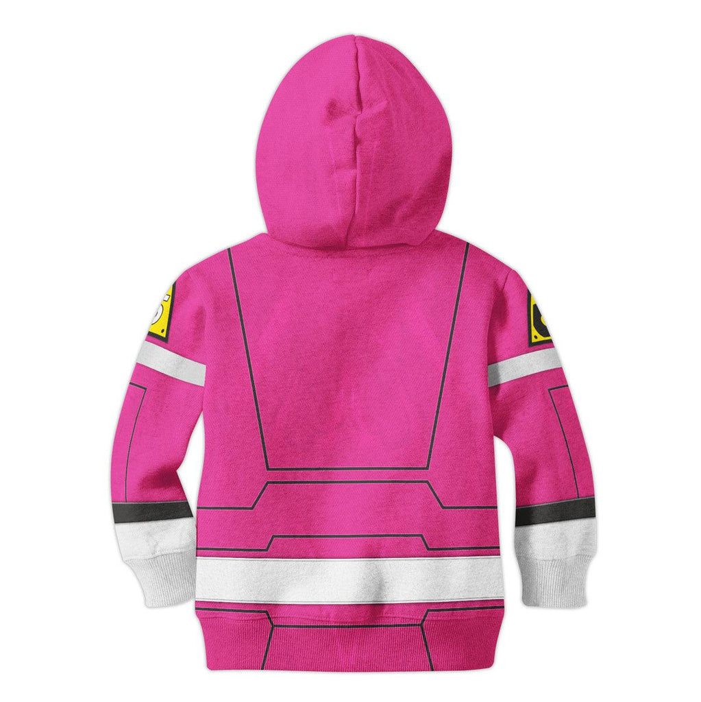 Gearhomie Unisex Kid Tops Power Rangers Turbo Pink 3D Apparel - Gearhomie.com