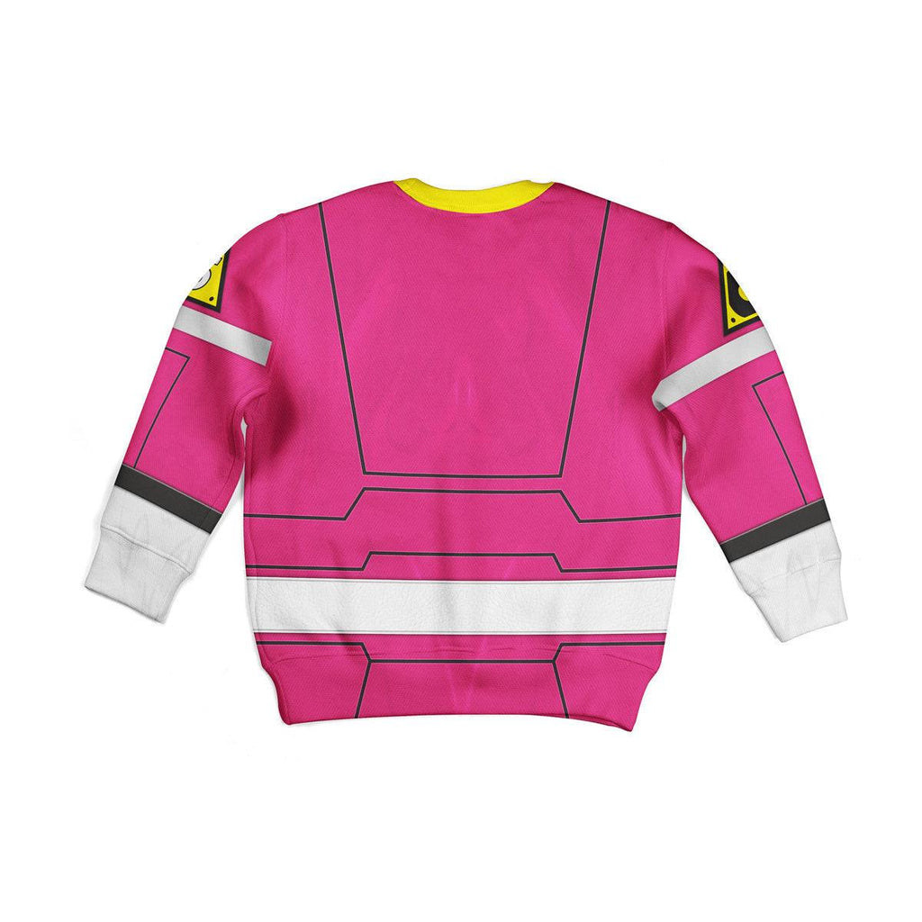 Gearhomie Unisex Kid Tops Power Rangers Turbo Pink 3D Apparel - Gearhomie.com