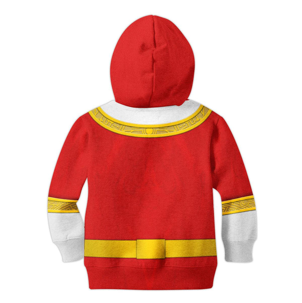 Gearhomie Unisex Kid Tops Red Power Rangers Zeo Kid 3D Apparel - Gearhomie.com