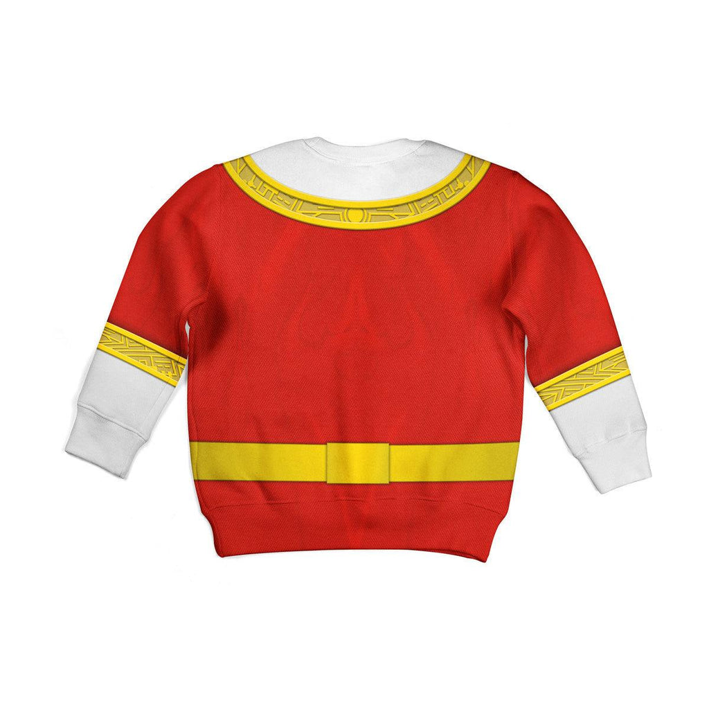 Gearhomie Unisex Kid Tops Red Power Rangers Zeo Kid 3D Apparel - Gearhomie.com