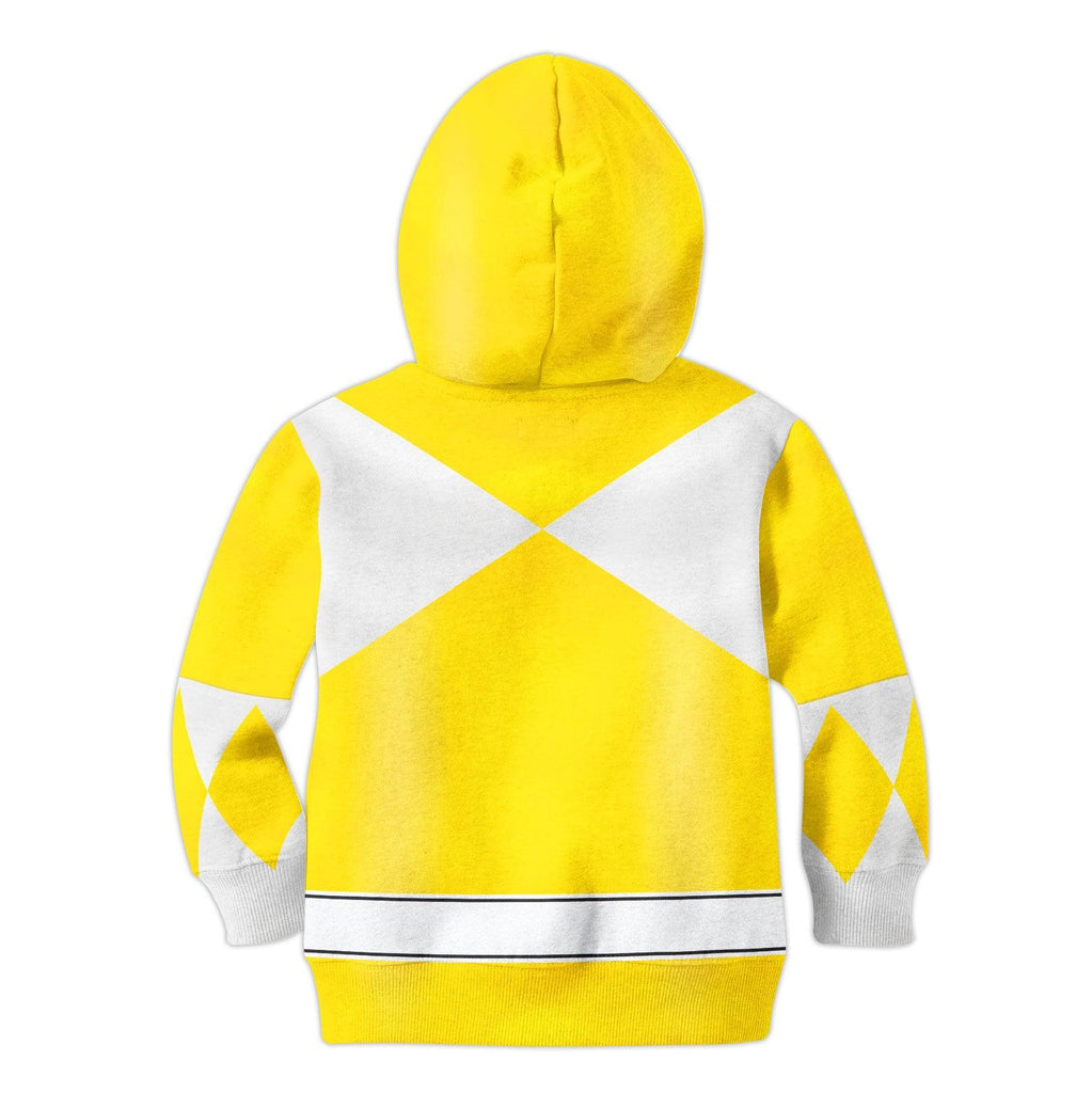 Gearhomie Unisex Kid Tops Yellow Power Ranger 3D Apparel - Gearhomie.com