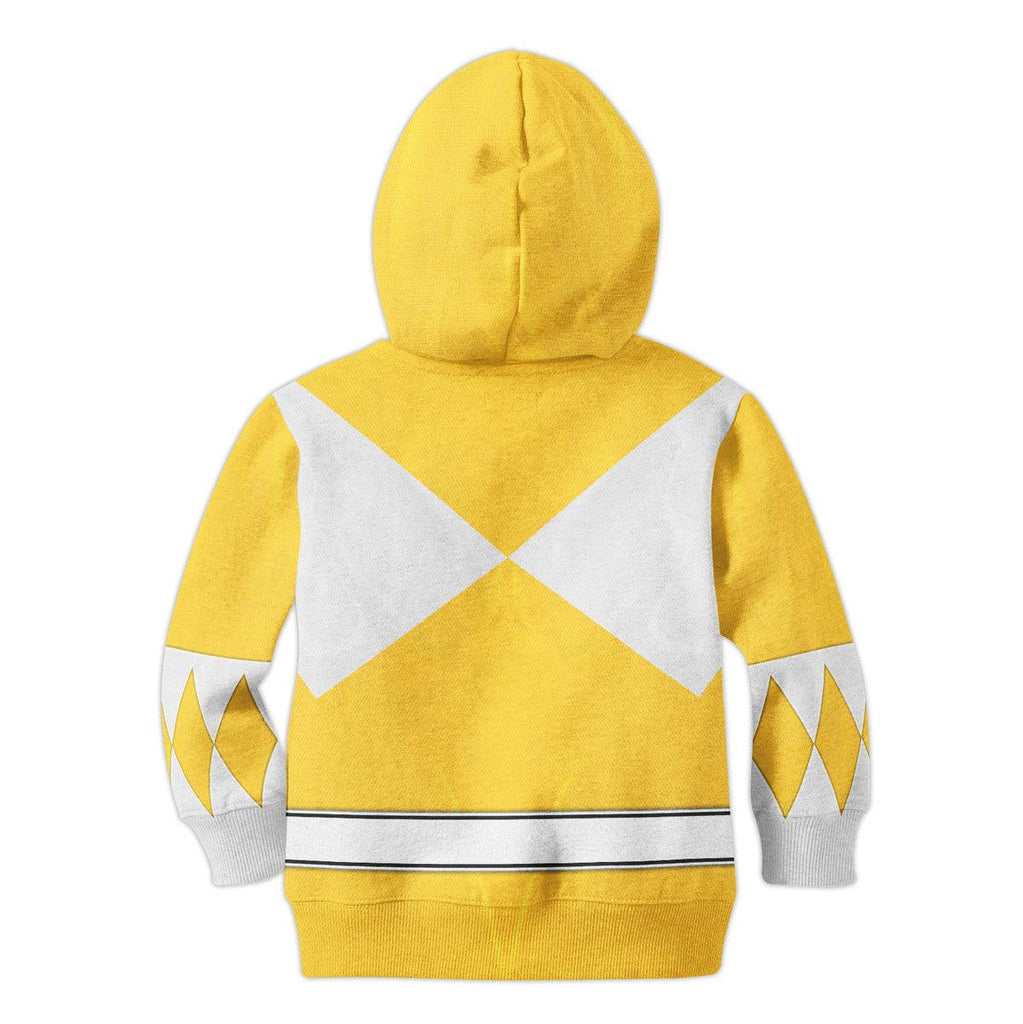 Gearhomie Unisex Kid Tops Yellow Ranger Mighty Morphin Kid 3D Apparel - Gearhomie.com