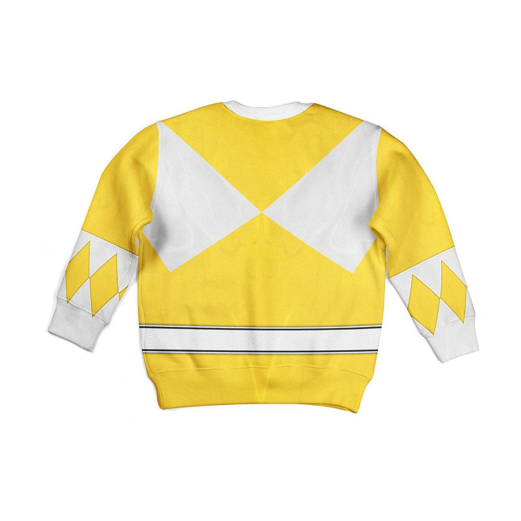 Gearhomie Unisex Kid Tops Yellow Ranger Mighty Morphin Kid 3D Apparel - Gearhomie.com