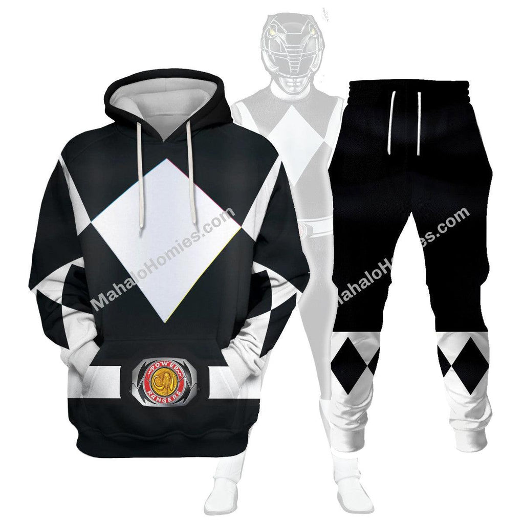 Gearhomie Unisex Tracksuit Hoodies Black Power Ranger 3D Costumes - Gearhomie.com