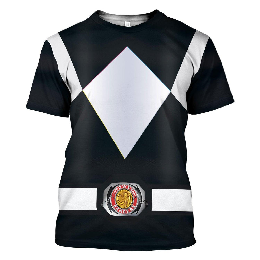 Gearhomie Unisex Tracksuit Hoodies Black Power Ranger 3D Costumes - Gearhomie.com