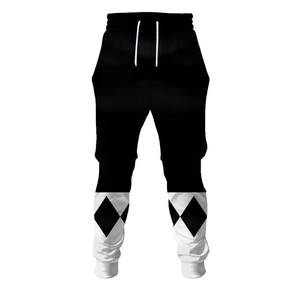 Gearhomie Unisex Tracksuit Hoodies Black Power Ranger 3D Costumes - Gearhomie.com