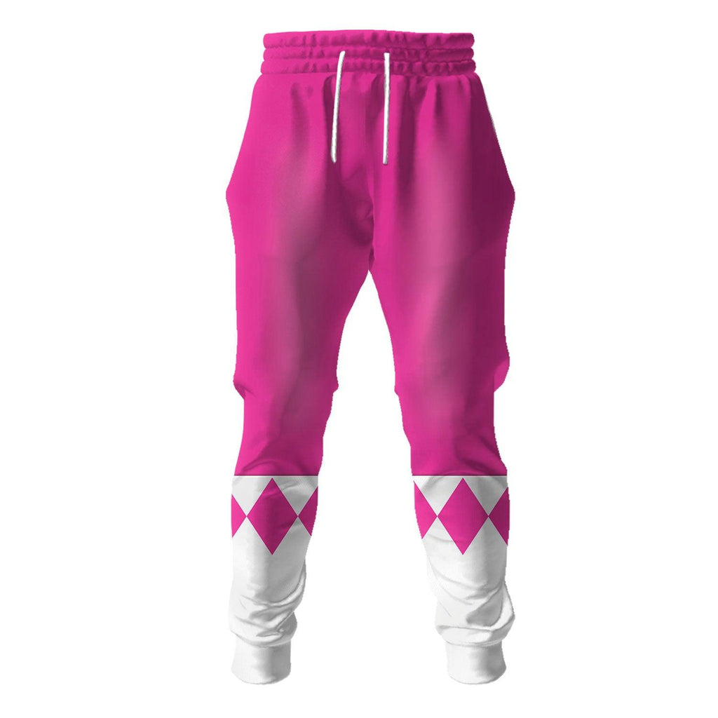 Gearhomie Unisex Tracksuit Hoodies Pink Power Ranger 3D Costumes - Gearhomie.com