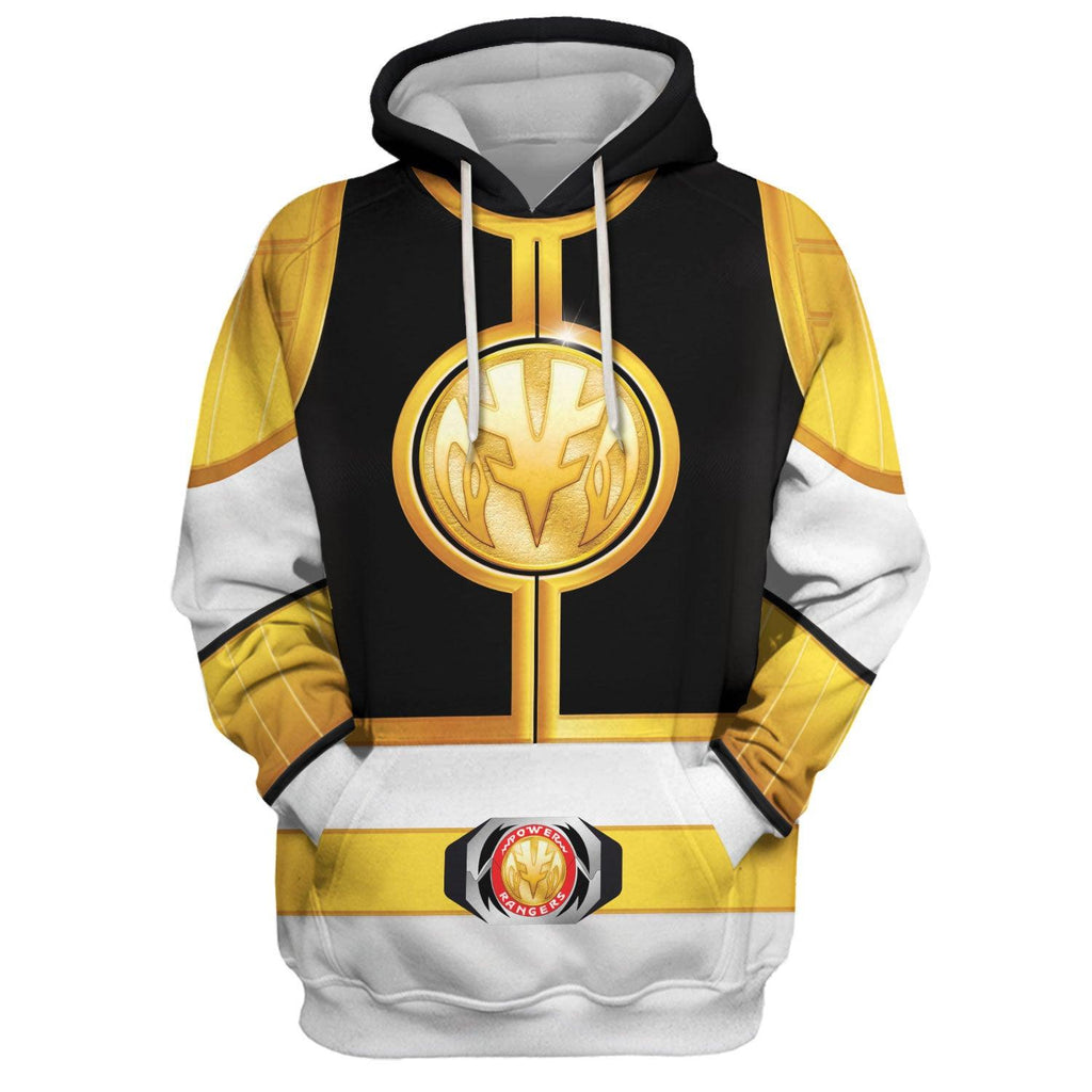 Gearhomie Unisex Tracksuit Hoodies White Power Ranger 3D Costumes - Gearhomie.com