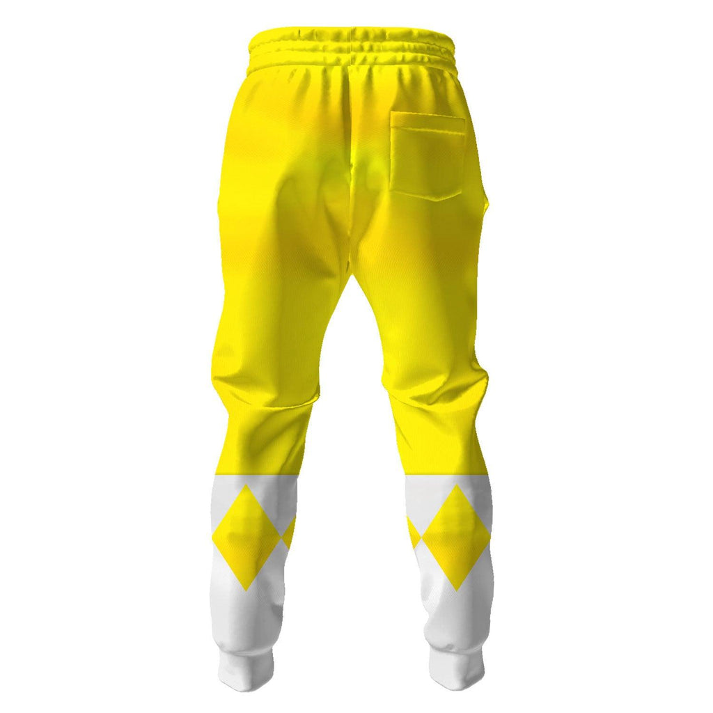 Gearhomie Unisex Tracksuit Hoodies Yellow Power Ranger 3D Costumes - Gearhomie.com