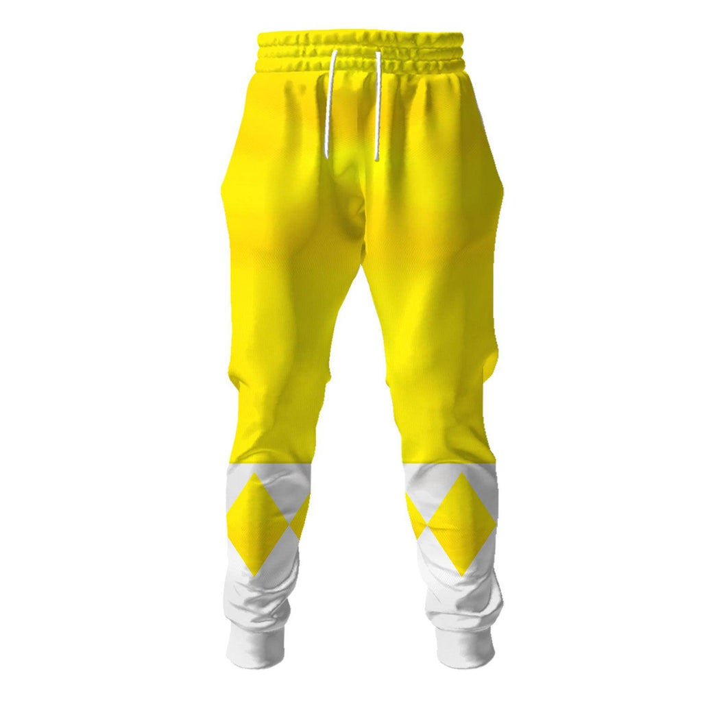 Gearhomie Unisex Tracksuit Hoodies Yellow Power Ranger 3D Costumes - Gearhomie.com