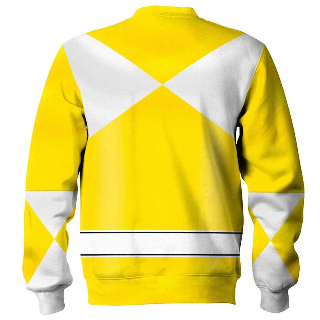 Gearhomie Unisex Tracksuit Hoodies Yellow Power Ranger 3D Costumes - Gearhomie.com