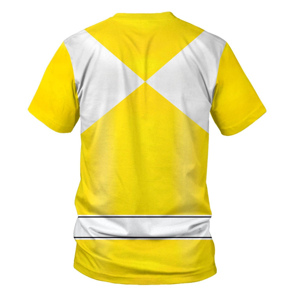 Gearhomie Unisex Tracksuit Hoodies Yellow Power Ranger 3D Costumes - Gearhomie.com