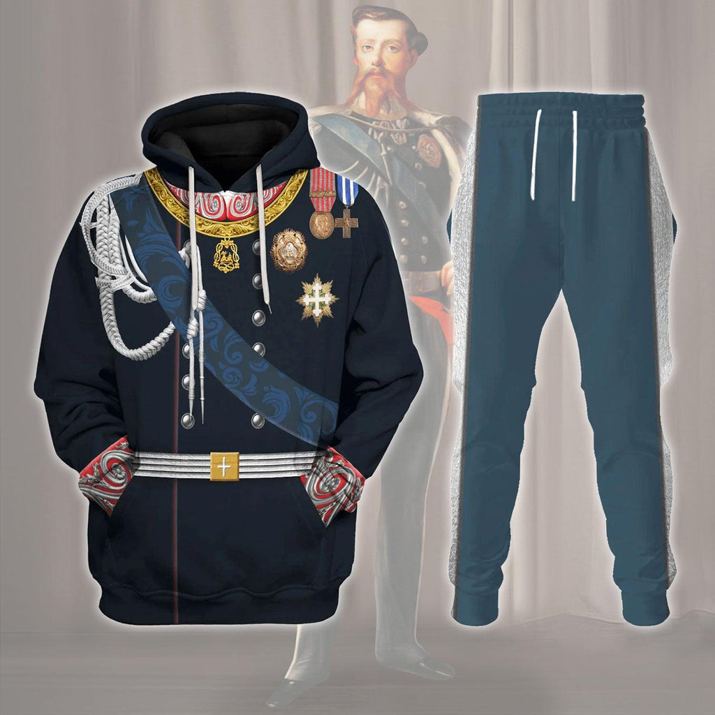 Gearhomie Victor Emmanuel II - King of Italy Costume Hoodie Sweatshirt T-Shirt Tracksuit - Gearhomie.com