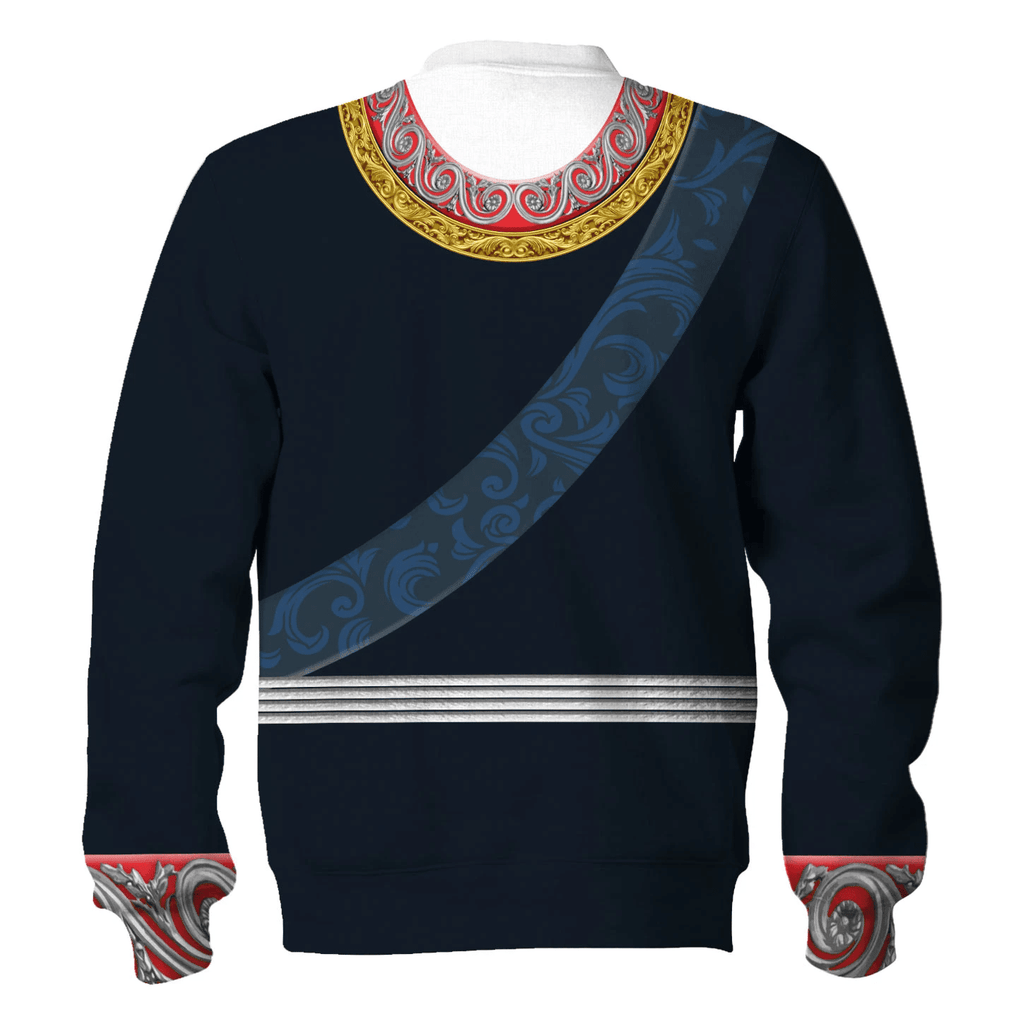 Gearhomie Victor Emmanuel II - King of Italy Costume Hoodie Sweatshirt T-Shirt Tracksuit - Gearhomie.com