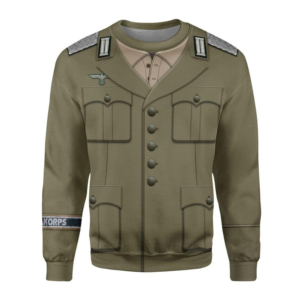 Gearhomie Wehrmacht Heer Afrikakorps Costume Hoodie Sweatshirt T-Shirt Tracksuit - Gearhomie.com