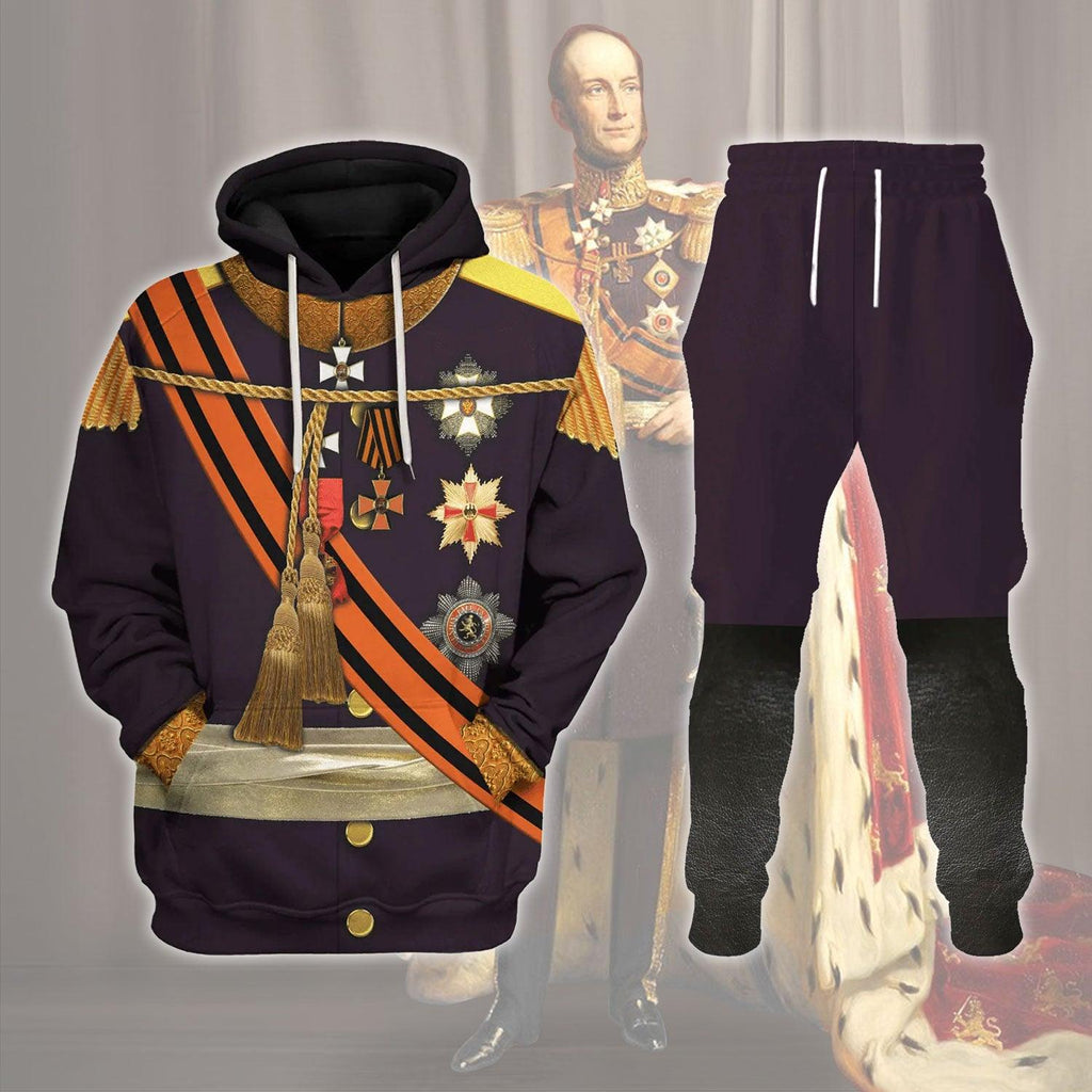 Gearhomie William II of the Netherlands Costume Hoodie Sweatshirt T-Shirt Tracksuit - Gearhomie.com