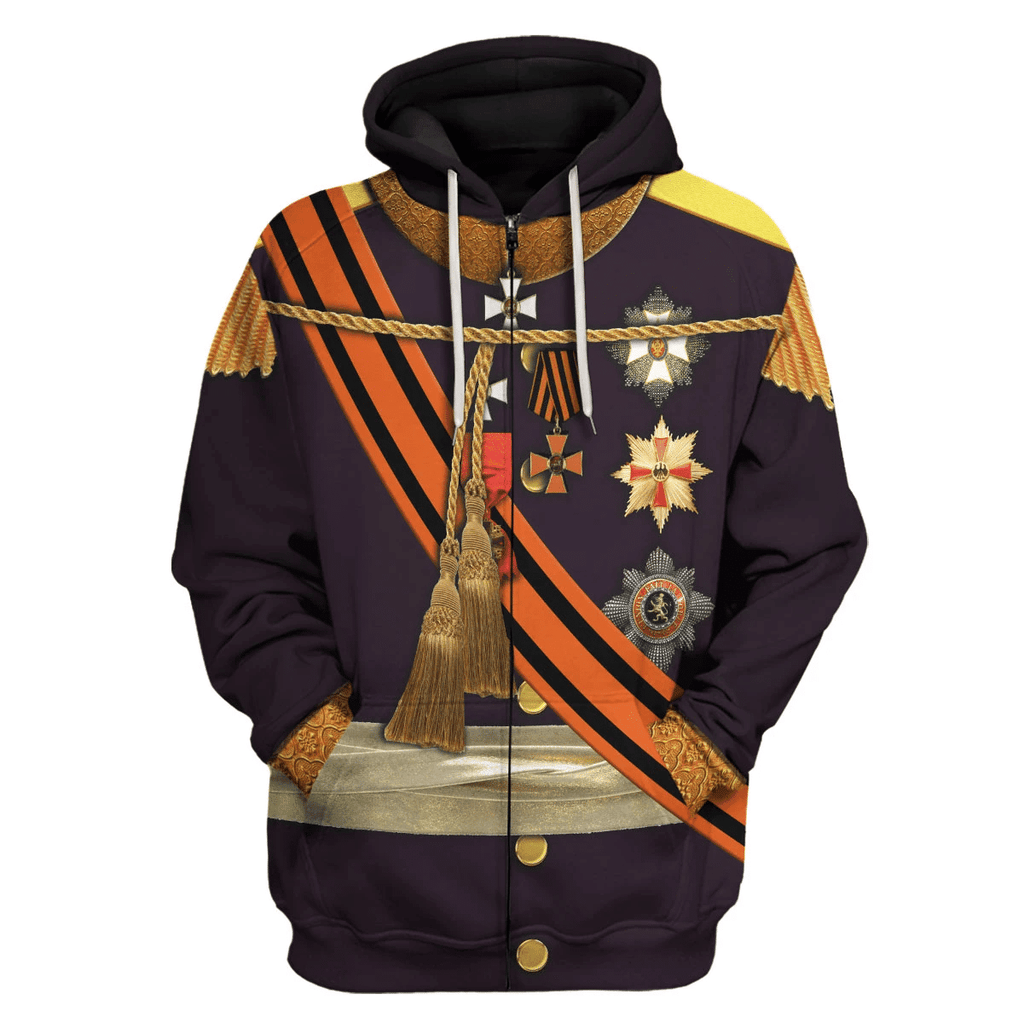 Gearhomie William II of the Netherlands Costume Hoodie Sweatshirt T-Shirt Tracksuit - Gearhomie.com