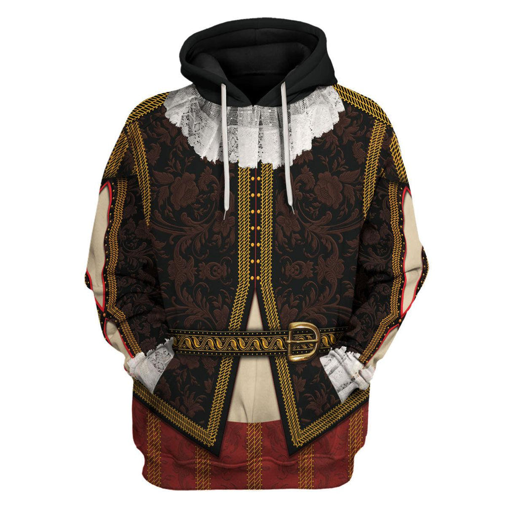 Gearhomie William Shakespeare Costume Hoodie Sweatshirt T-Shirt Tracksuit - Gearhomie.com