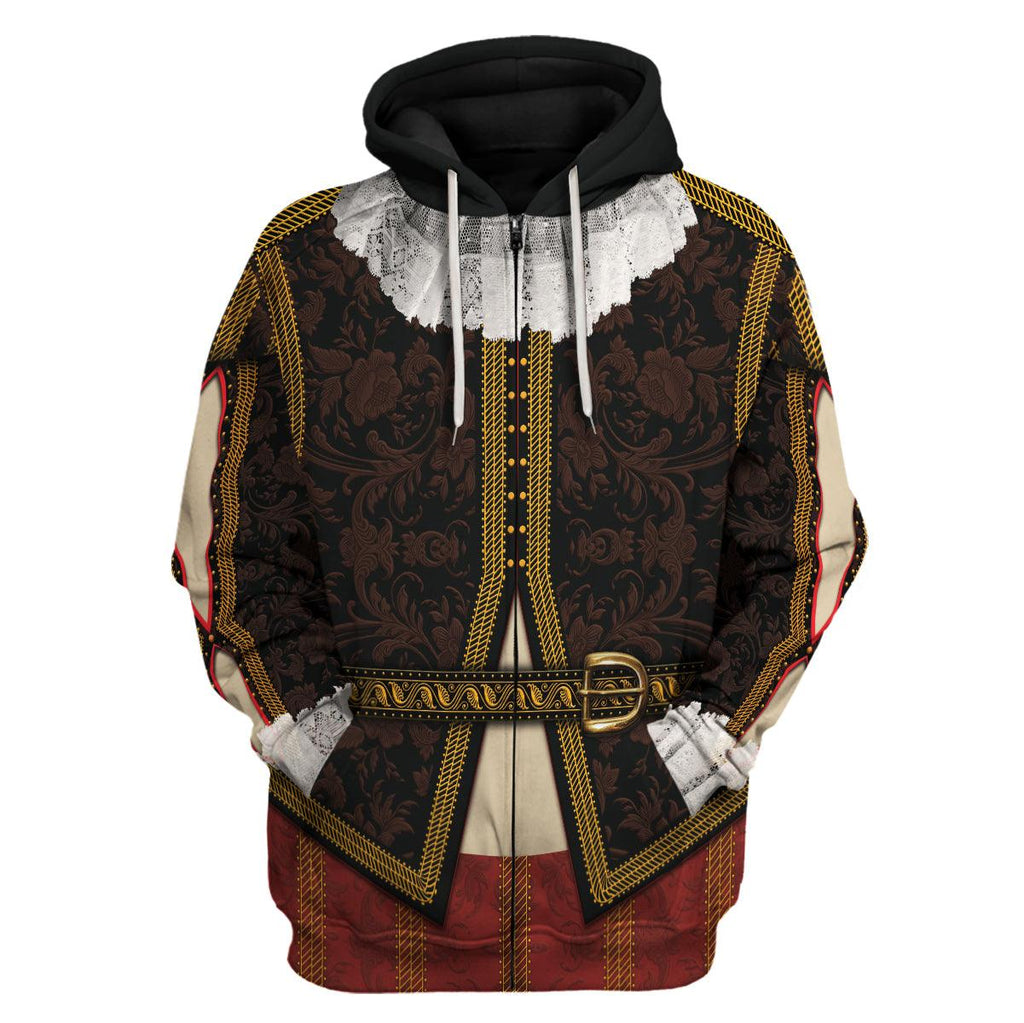 Gearhomie William Shakespeare Costume Hoodie Sweatshirt T-Shirt Tracksuit - Gearhomie.com