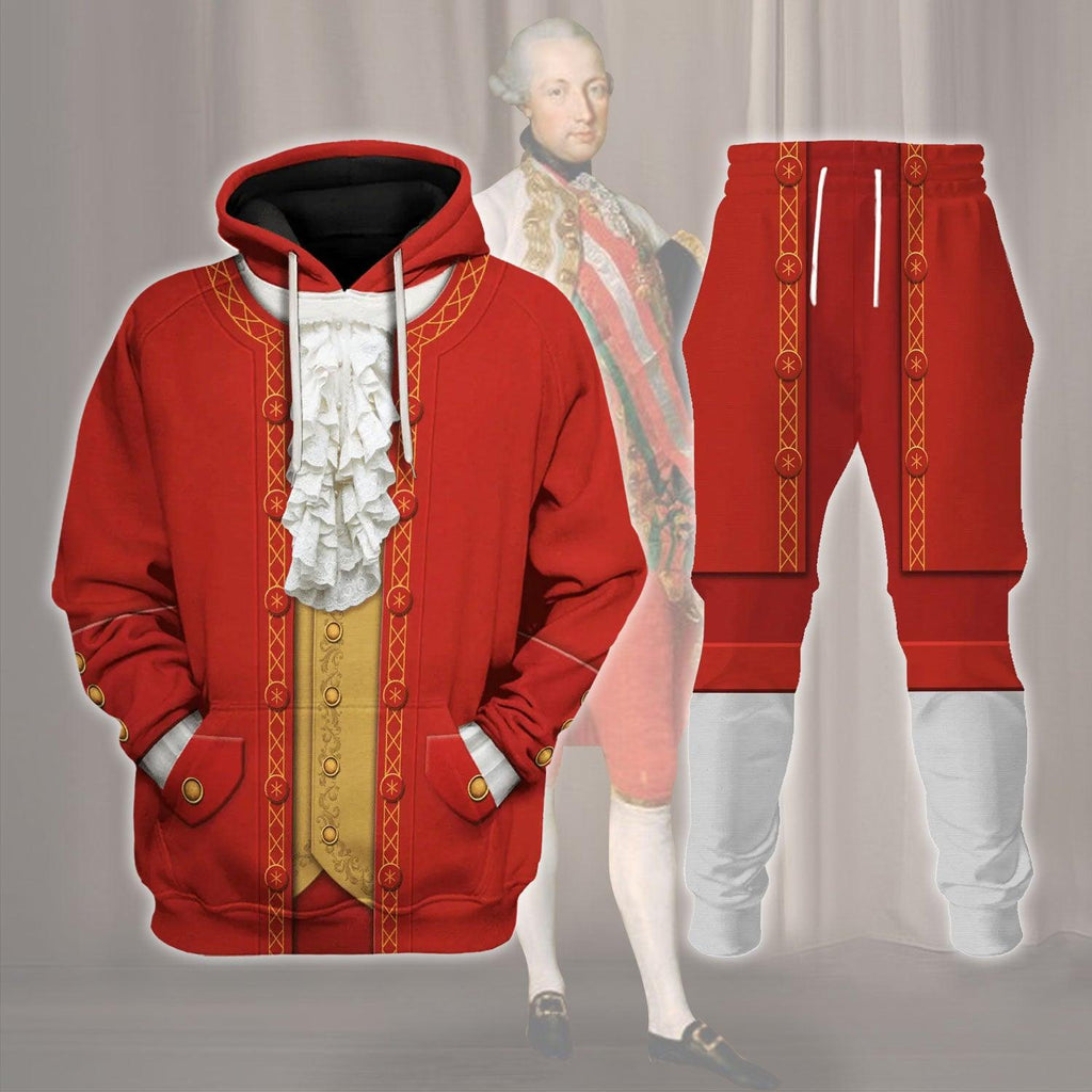 Gearhomie Wolfgang Amadeus Mozart Costume Hoodie Sweatshirt T-Shirt Tracksuit - Gearhomie.com