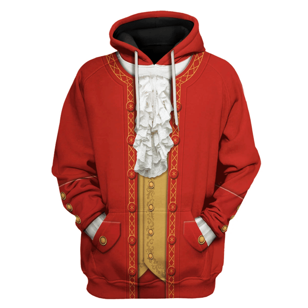 Gearhomie Wolfgang Amadeus Mozart Costume Hoodie Sweatshirt T-Shirt Tracksuit - Gearhomie.com