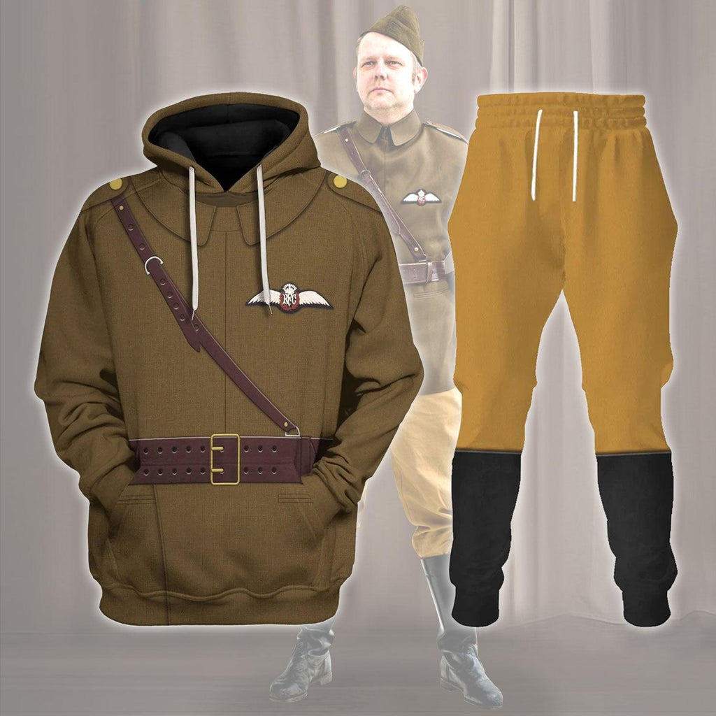 Gearhomie WWI British Royal Flying Corps Costume Hoodie Sweatshirt T-Shirt Tracksuit - Gearhomie.com