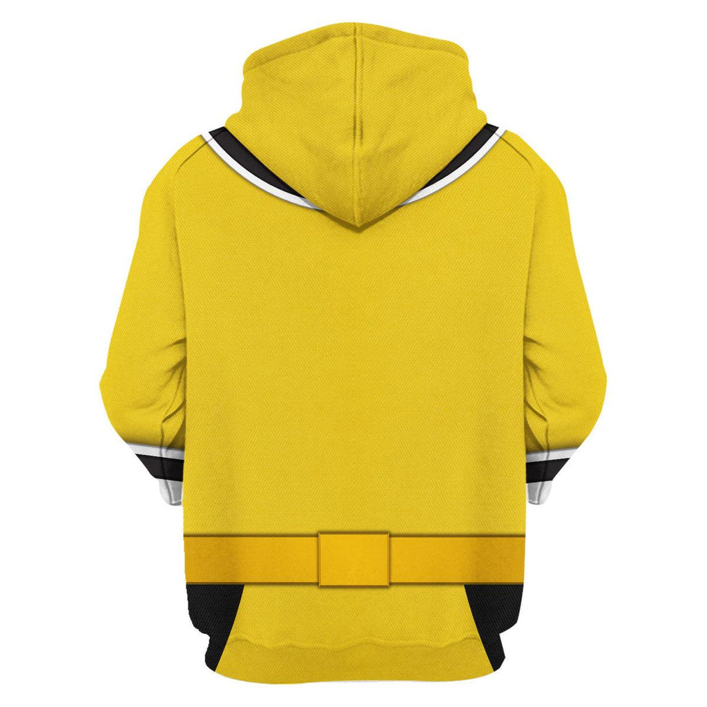 GearHomie Yellow Power Rangers Samurai Hoodies Sweatshirt T-shirt Hawaiian Tracksuit - DucG