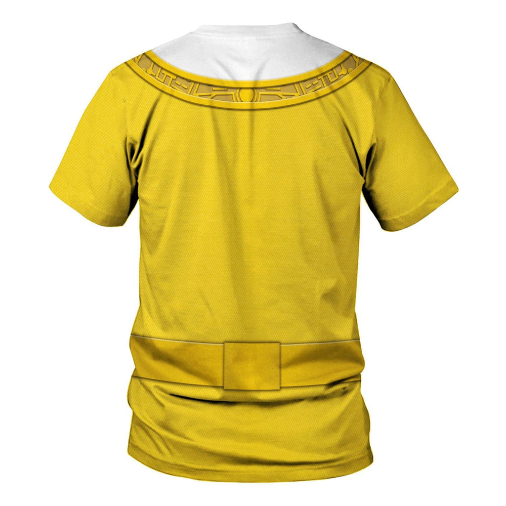 Gearhomie Yellow Power Rangers Zeo Hoodies Sweatshirt T-shirt Hawaiian Tracksuit - Gearhomie.com