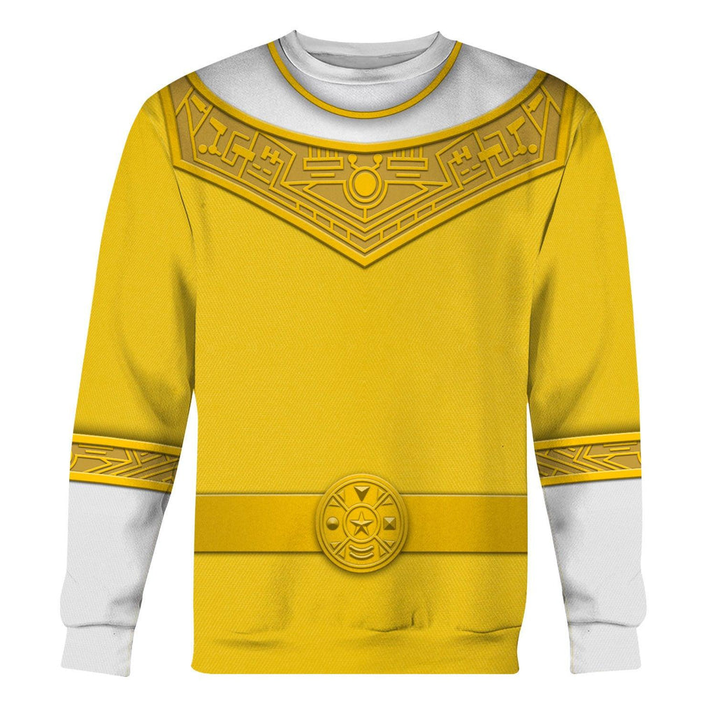 Gearhomie Yellow Power Rangers Zeo Hoodies Sweatshirt T-shirt Hawaiian Tracksuit - Gearhomie.com