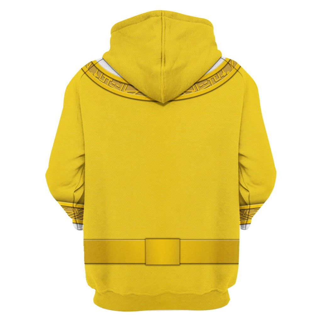 Gearhomie Yellow Power Rangers Zeo Hoodies Sweatshirt T-shirt Hawaiian Tracksuit - Gearhomie.com