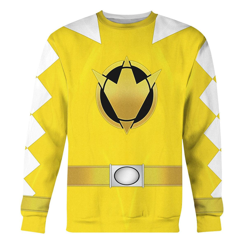 Gearhomie Yellow Ranger Dino Thunder Hoodies Sweatshirt T-shirt Hawaiian Sweatpants - Gearhomie.com