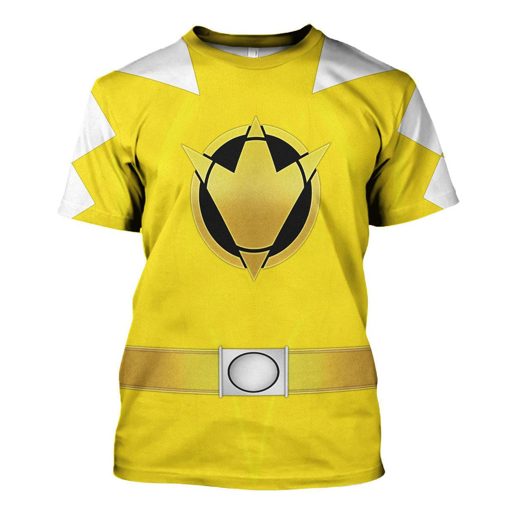 Gearhomie Yellow Ranger Dino Thunder Hoodies Sweatshirt T-shirt Hawaiian Sweatpants - Gearhomie.com