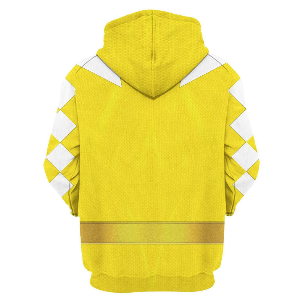 Gearhomie Yellow Ranger Dino Thunder Hoodies Sweatshirt T-shirt Hawaiian Sweatpants - Gearhomie.com