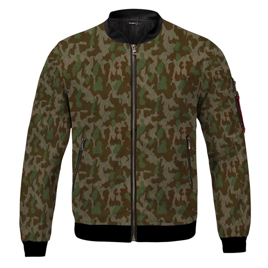 German WWII Nazi Wermacht Luftwaffe waffen ss Bomber Jacket - DucG