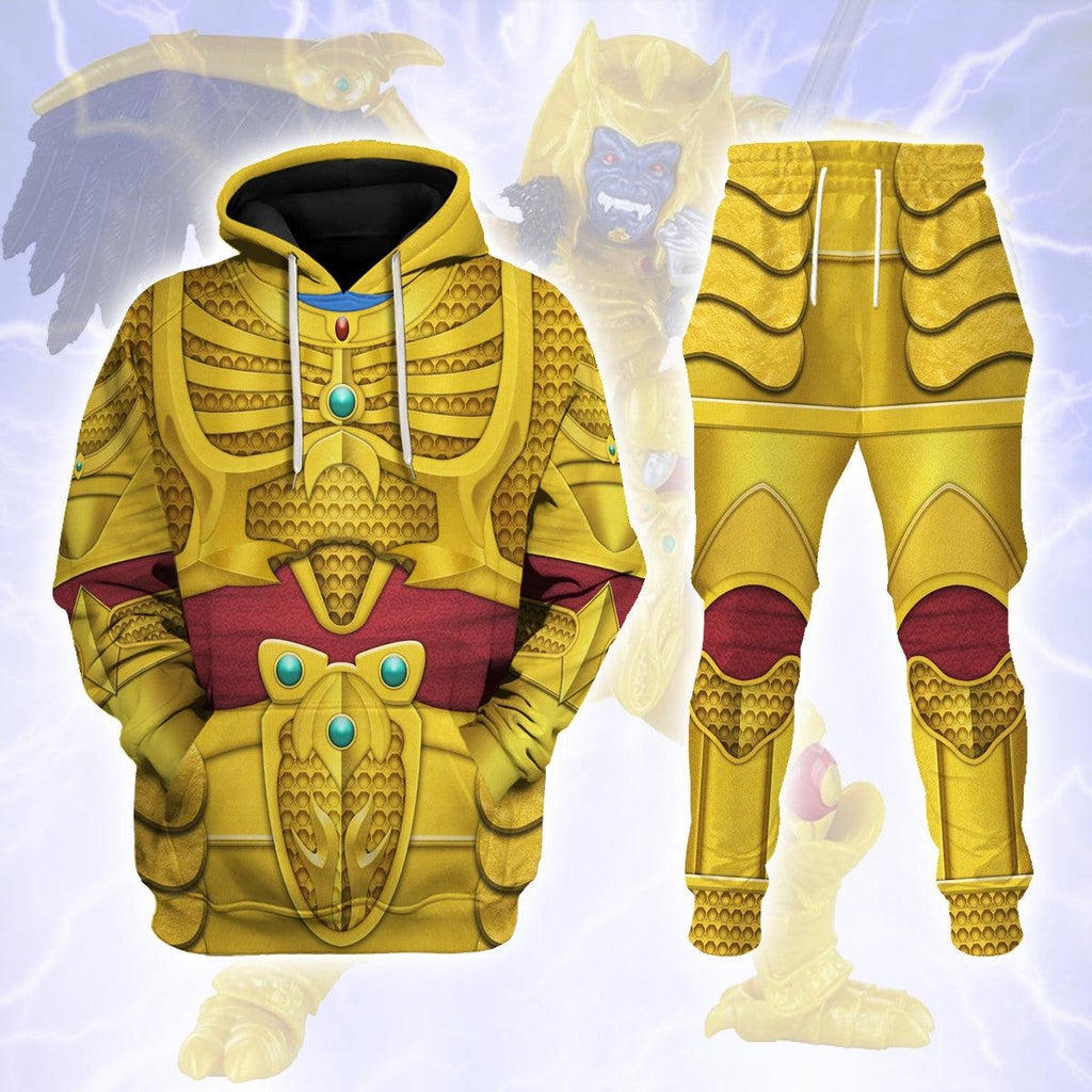 Goldar Mighty Morphin Hoodies Sweatshirt T-shirt Hawaiian Tracksuit - Gearhomie.com