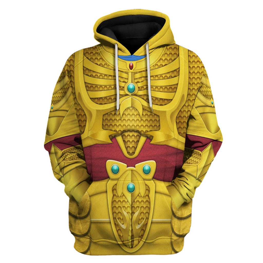 Goldar Mighty Morphin Hoodies Sweatshirt T-shirt Hawaiian Tracksuit - Gearhomie.com