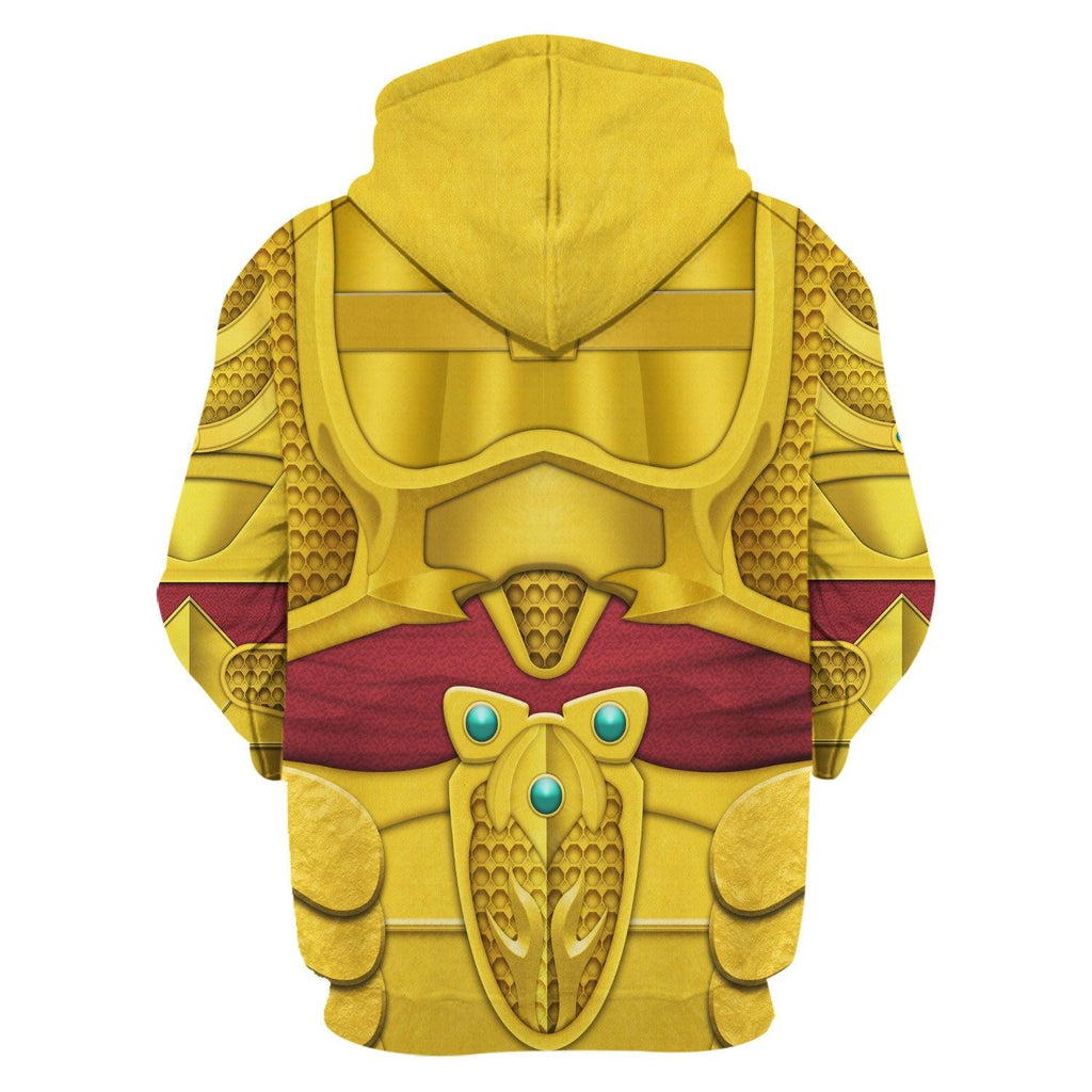 Goldar Mighty Morphin Hoodies Sweatshirt T-shirt Hawaiian Tracksuit - Gearhomie.com