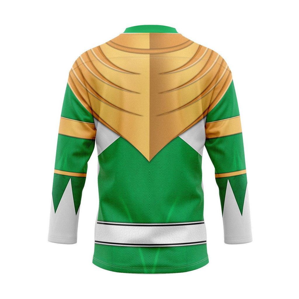 Green Ranger Dragon Shield Hockey Jersey - Gearhomie.com